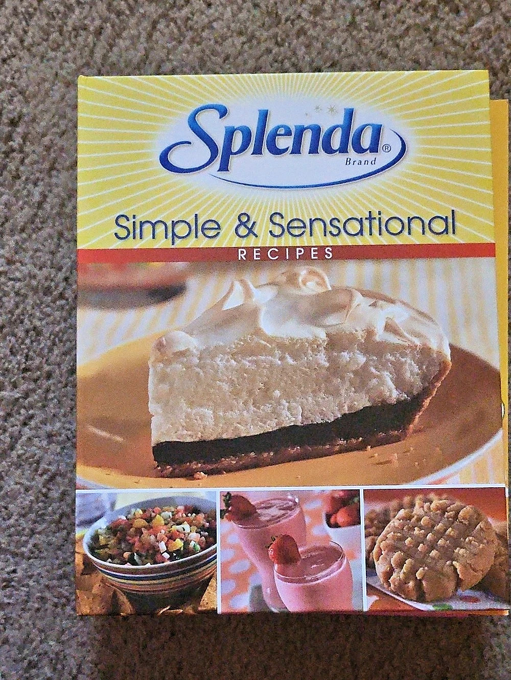 Splenda Simple & Sensational Recipes Cookbook Recipe Book